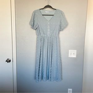COPY - Gray Blue Baltic Born dress worn once